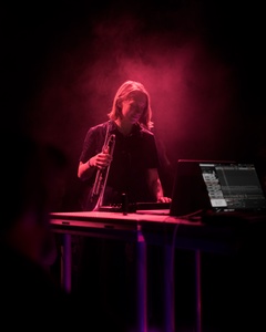 Hilde Marie Holsen performing at Borealis festival. 2026-03-14.